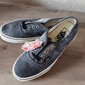 Vans Authentic Denim Destroy Sneakers NEW